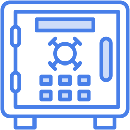 safe two color icon