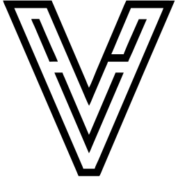字母v 线条 图标