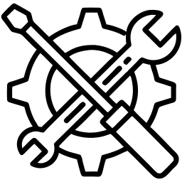 أدوات خط أيقونة