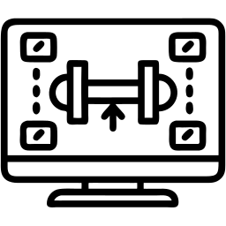 锻炼 线条 图标