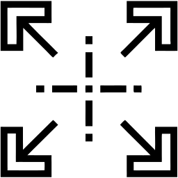 调整大小 线条 图标
