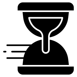 Sanduhr gefüllt Icon