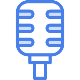 microphone two color icon