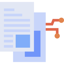 data processing flat icon