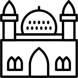 清真寺 line 图标