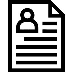 registro de eleitores linha ícone