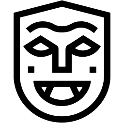 vampiro línea icono