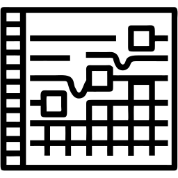 roadmap line icon