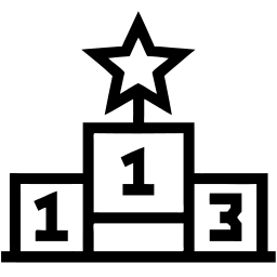 第一名 线条 图标