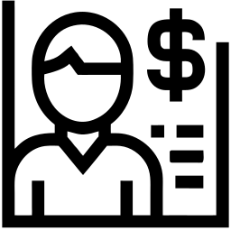 businessman line icon