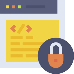 code lock flat icon