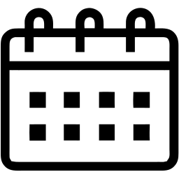 日历 线条 图标