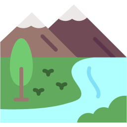 landscape flat icon