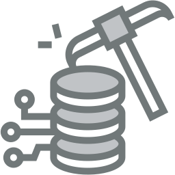 data mining two color icon