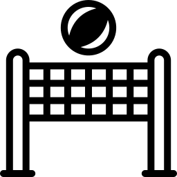 排球 双色调 图标