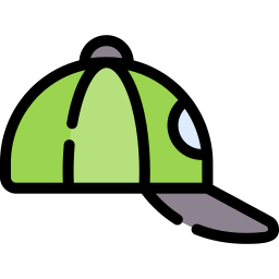 baseball cap lineal color icon