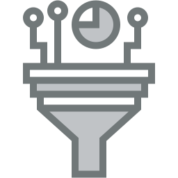 data processing two color icon