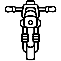 摩托车 线条 图标