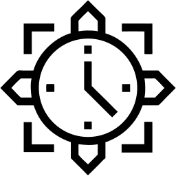 watch line icon