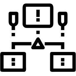 network diagram line icon