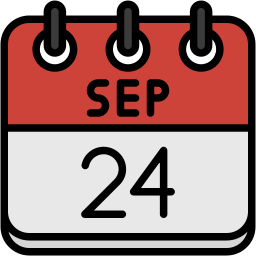 calendar lineal color icon