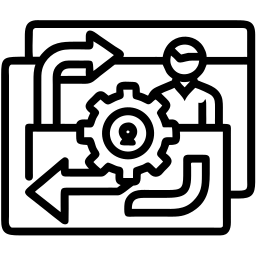 管理 线条 图标