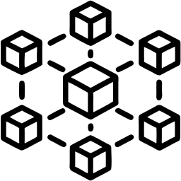 blockchain line icon