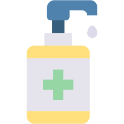 hand sanitizer flat icon