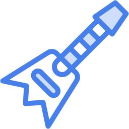 guitar two color icon