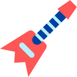 guitar flat icon