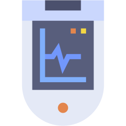 glucometer flat icon