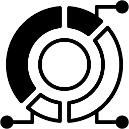 circular chart duotone icon