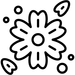 flower line icon