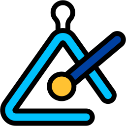 triangle lineal color icon