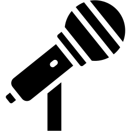 microphone filled icon