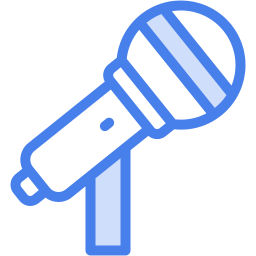 microphone two color icon