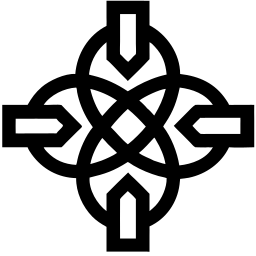keltischer Knoten linie Icon