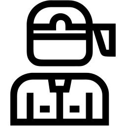 train conductor line icon