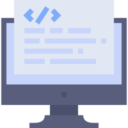 code editor flat icon