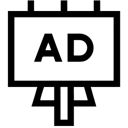 billboard line icon