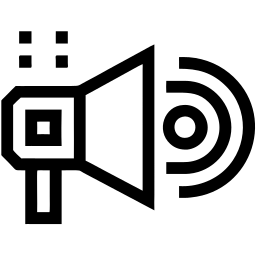 Werbung linie Icon