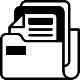 file folder duotone icon