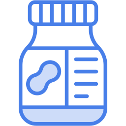 peanut butter two color icon