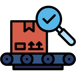 quality control lineal color icon