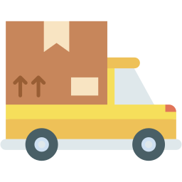 delivery truck flat icon