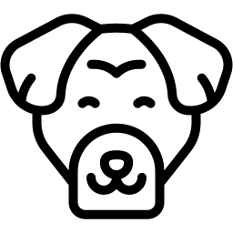 dog line icon