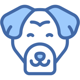 dog two color icon