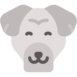 anjing datar ikon