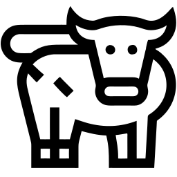 cow line icon