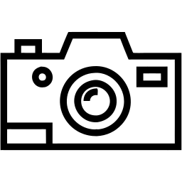 caméra ligne icône